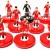 Subbuteo Andrew Table Soccer Gibraltar National Team 2014 on classic Hasbro Bases